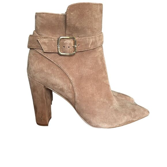 Sam Edelman Rita Pointed Toe Suede Boots - Picture 1 of 4